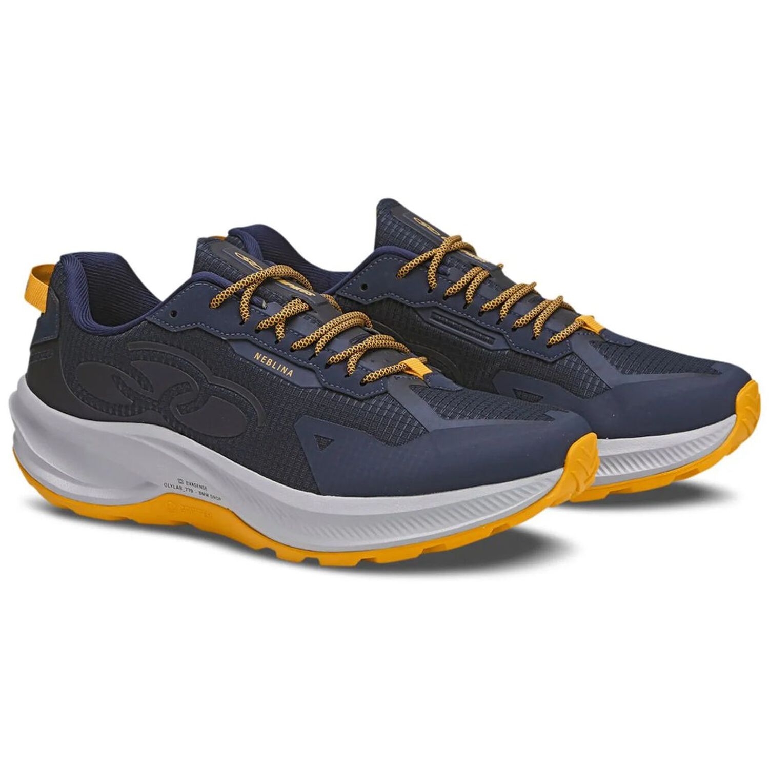 Zapatilla Trail Running Mujer Neblina Azul Marino image number 2.0